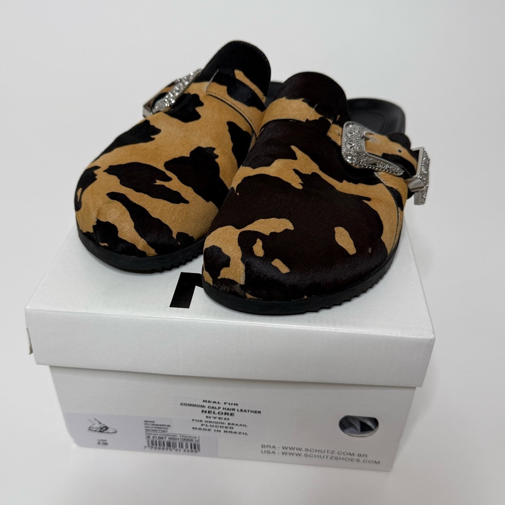 Schutz Grace Leather Mule